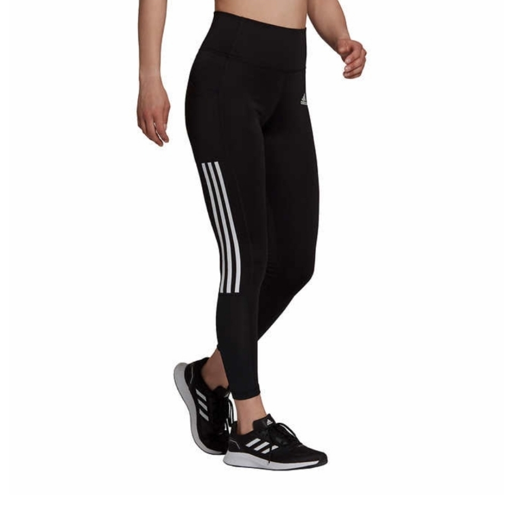 New adidas Workout Ladies 3-Stripe Tights 3 Stripe Lightweight